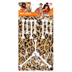 Súprava náramku, náhrdelníka a náušníc z kostí